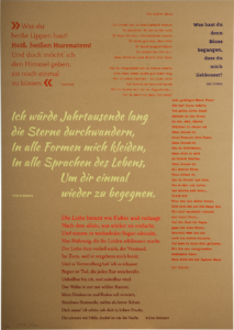 Das Bild zeigt den ARTLIT-Siebdruck "Wagnis Du"